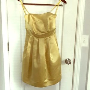 Yellow max and Cleo cocktail dress
